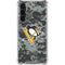 NHL Pittsburgh Penguins Camo Galaxy S24 FE Clear Case